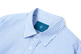 シアサッカーストライプシャツS89/Seersucker Stripe Shirt S89 Sky Blue