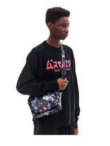 939 VELOUR CROSS BAG (BLACK)