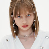 Mom&Dad Cross Necklace [Girl] (6593087504502)