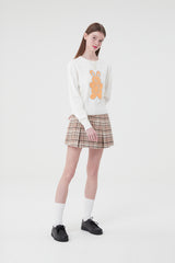 ウィティーバニーフラットニット／WITTY BUNNY FLAT KNIT [IVORY]