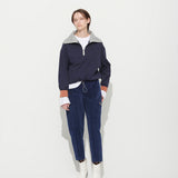 [UNISEX] ADAM CROP SWEATSHIRT, NAVY (6630749831286)