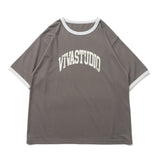 Younger Song × VIVASTUDIO Collaboration Ringer College Logo Tee