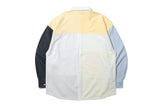 カラーミックスコットンシャツ/COLOR MIXED COTTON SHIRT_WHITE