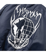 バーチャルワールド60Zバーシティージャケット/VIRTUAL WORLD 6OZ VARSITY JACKET