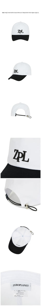裏ストリングコットンボールキャップ/Back String Cotton Ball Cap [3カラー]