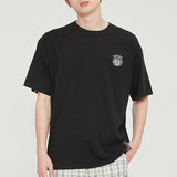 FLOWER FACE BACK LINE TEE_BLACK (6687843516534)
