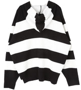 No.9228 stripe over hood KNIT (3color) (6645571518582)