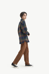 ビッグプレイドチェックシャツ/Big Plaid Check Shirt S107 Green