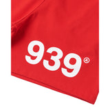 939 LOGO SWEAT SHORTS (DEEP RED)
