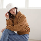 VA Stud Basic Bucket Hat / White
