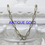 6mm ボックス チェーン ネックレス / [BLESSEDBULLET]6mm BOX chain necklace_dark silver