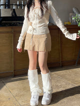 チャンキーダメージボタンスカートパンツ / Chunky Damage Button Skirt Pants