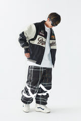 ポットXリフレクティブジョガーパンツ / BSR2223FWPT022 BSR POT-X REFLECTIVE JOGGER PANTS BLACK CHECK