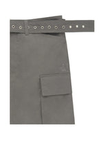 カーゴスカート / CARGO SKIRT (KHAKI-GREY)