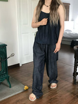 Cherish denim set up sleeveless