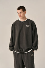 PIGMENT PRINTED SWEATSHIRT - CHARCOAL