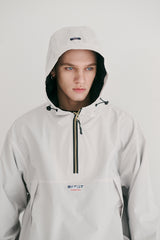 BSMステッチフーデッドアノラックジャケット/BSR2223FWJK078 BSM STRETCH HOODED ANORAK JACKET CREAM