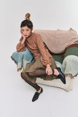 リボンレースアップローファー / ribbon lace-up loafers