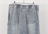 SIDE BALLOON WIDE DENIM