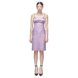 マーブルテーラードドレス/Marble Tailored Dress _ Lilac