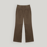 ブラウンダブルパンツ
