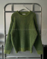 RU2219 Loop Angora Round Knitwear (4 colors)