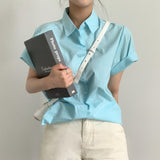 Buttoned Front Loose Fit Shirt