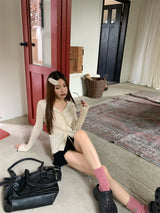 All-round knit cardigan
