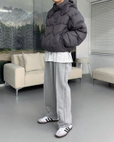 オウンノアダックダウンクロップドパッデッドジャケット/OWN Noah Duck Down Cropped Padded Jacket (2 colors)