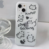 Poop Cat mettewhite Phone Case 