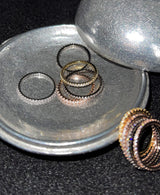 [S925] 2MM プロング セッティング テニス リング / [S925] 2MM Prong Setting Tennis Ring (gold)