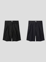 ローデニムワンタックバミューダアパンツ