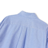 VZロゴビックオーバーフィットオックスフォードシャツスカイブルー/VZ Logo Big Over Fit Oxford Shirt Skyblue (6683361050742)