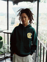 ゴシックCロゴフーディー / GOTHIC C LOGO HOODIE GREEN(CV2CFUM406A)