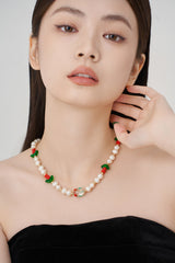 RED TULIP CHOKER 