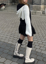 フードボレロカーディガン / Hooded bolero cardigan