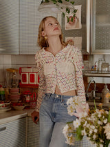 Bustier Layered Dot Knit