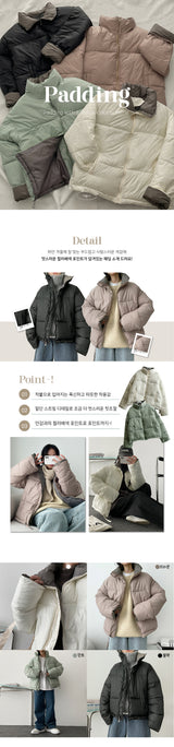 Mond colored padded jumper