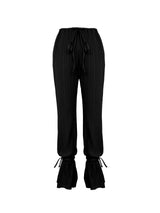 PLEATS ANKLE STRAP PANTS (2 COLOR) (6682303561846)