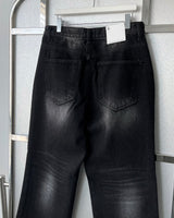 キャットブラシブラックジーンズ / TR2441 Cat brush black jeans (1 color)