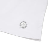 RIBBON SHIRRING SHORT SLEEVE BLOUSE [WHITE]