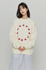 EUロゴスウェット / EU LOGO SWEATSHIRTS [CREAM] (4568255037558)