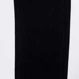 セミワイドフィットデニムパンツ/SEMI WIDE FIT BLACK+WHITE DENIM PANTS [17723]