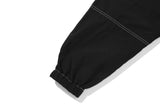 アウトステッチウィンドジャケット / OUT STITCH WIND JACKET_BLACK