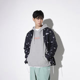 メルティングファンクフーディー / MELTING FUNK HOODIE gray