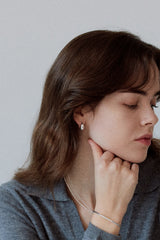 Water Drop One-touch Earrings (XL)