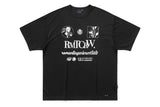 モノクロームスローガンTシャツ / MONOCHROME SLOGAN TEE_BLACK