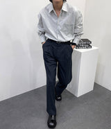 ピンタック ワイド スラックス / SK Pintuck Wide Slacks (3 colors)