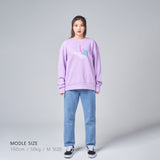 3Dロゴクルーネック / 3D Logo Crewneck  Lavender (4562977357942)