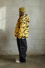 スワーリングロゴフーディーウェルロンパーカ/BSR2223FWJK002 SWIRLING LOGO  HOODIE WELLON PARKA YELLOW